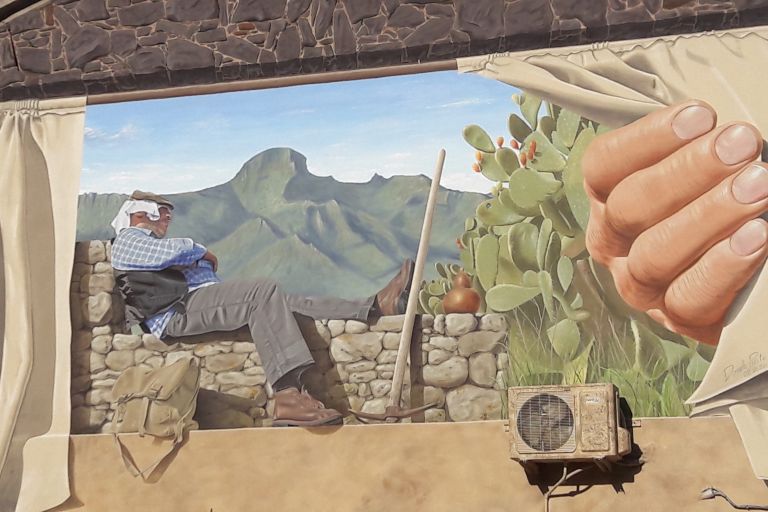 I murales della vita contadina